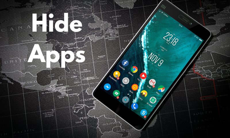 Hide apps on android