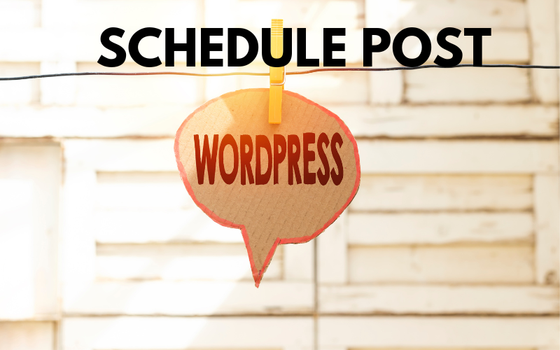 SCHEDULE POST ON WORDPRESS