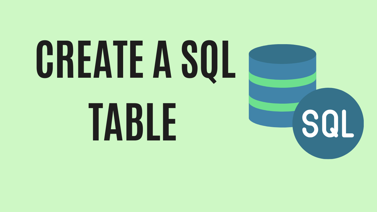 How to Create a SQL Table with Primary Key