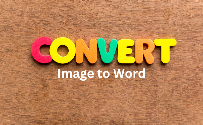 Convert image to word